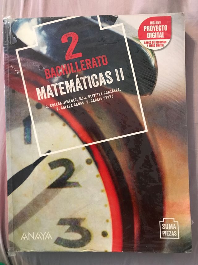 Matematicas II, 2° bachillerato