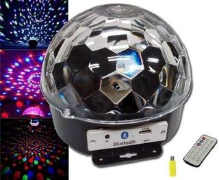Bola led disco, bluetooth, luz, musica