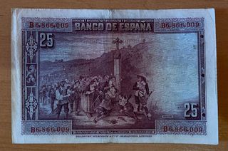 Billete 25 pesetas 1928