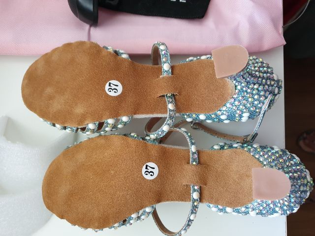 Sandalias Baile de Salón, sin usar, comodisimas.