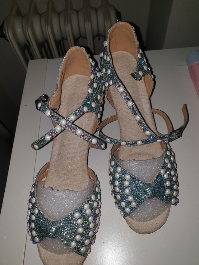 Sandalias Baile de Salón, sin usar, comodisimas.