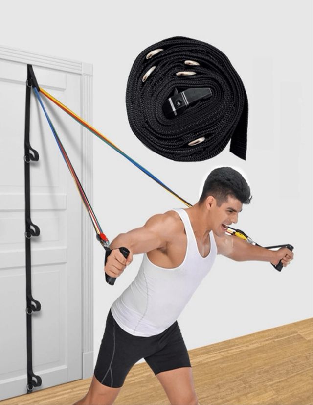 Entrenamiento en suspensión para puerta