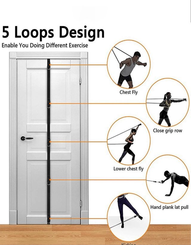 Entrenamiento en suspensión para puerta