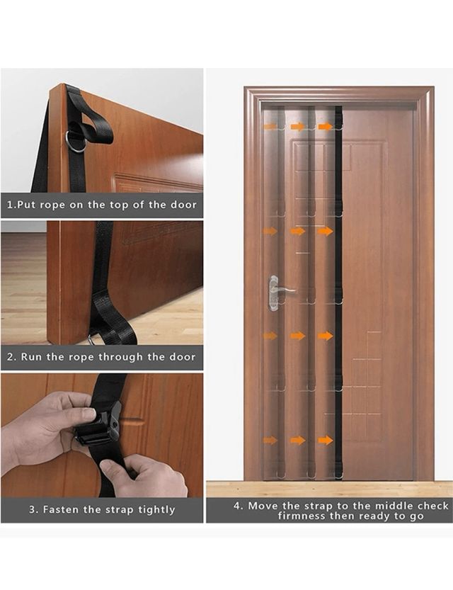 Entrenamiento en suspensión para puerta