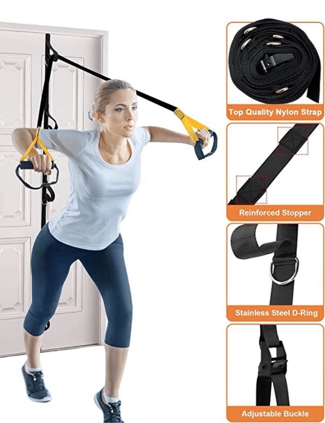 Entrenamiento en suspensión para puerta