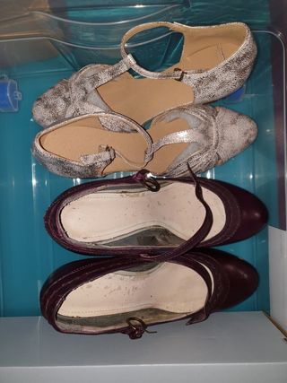 3,90 Zapatos MUSTANG tacon y plataforma