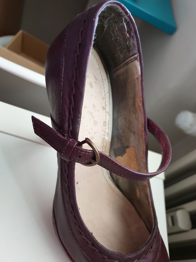 3,90 Zapatos MUSTANG tacon y plataforma