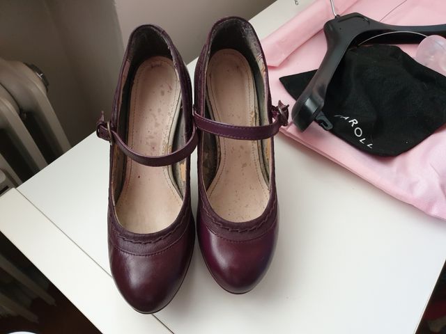 3,90 Zapatos MUSTANG tacon y plataforma