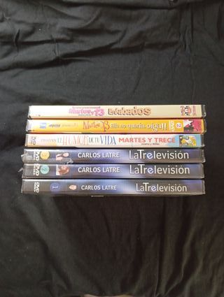 Latrelevisión y Martes y Trece Lote(6 dvd). Nuevos