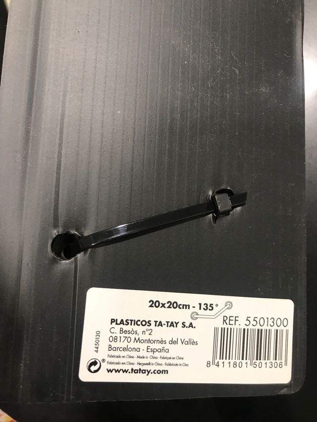 Tatay Asa de Apoyo inoxidable