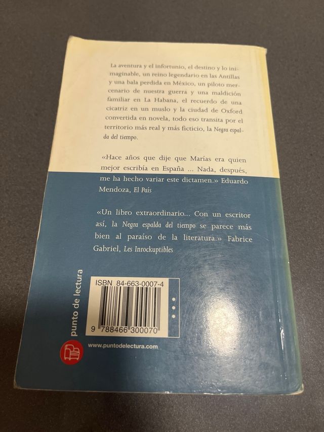 Negra espalda del tiempo