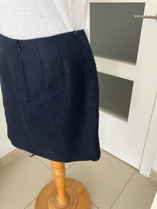 Falda de lino de calidad marca Massimo Dutti