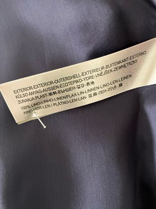 Falda de lino de calidad marca Massimo Dutti