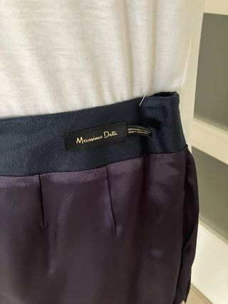 Falda de lino de calidad marca Massimo Dutti