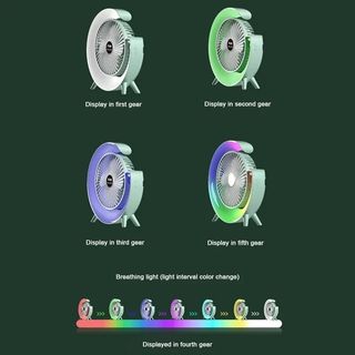 Ventilador portátil con luz led oferta!!