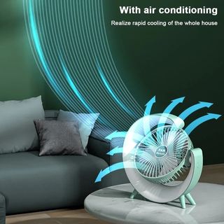 Ventilador portátil con luz led oferta!!