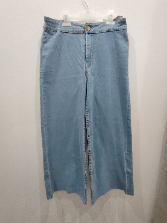 Vaquero estilo culote mujer