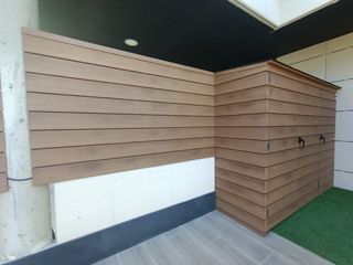 Instalacion de valla de composite