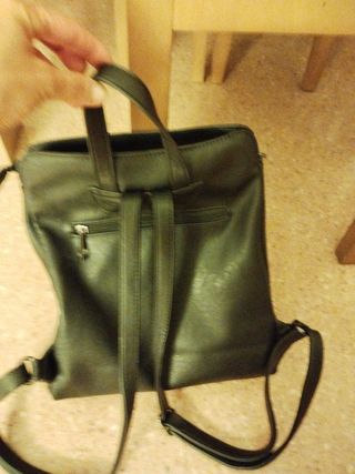 Mochila polipiel negro tipo mi sako