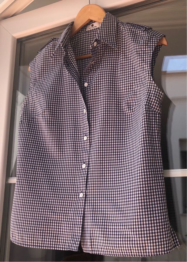 Camisa blusa cuadros Vichy Punto Roma