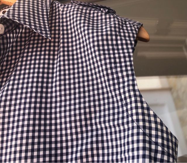 Camisa blusa cuadros Vichy Punto Roma