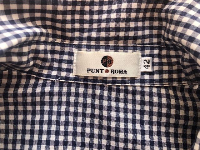 Camisa blusa cuadros Vichy Punto Roma