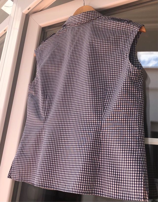 Camisa blusa cuadros Vichy Punto Roma