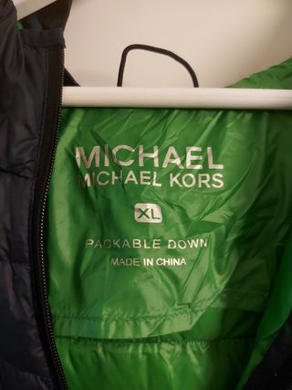 Plumifero Michael Kors azul marino xl