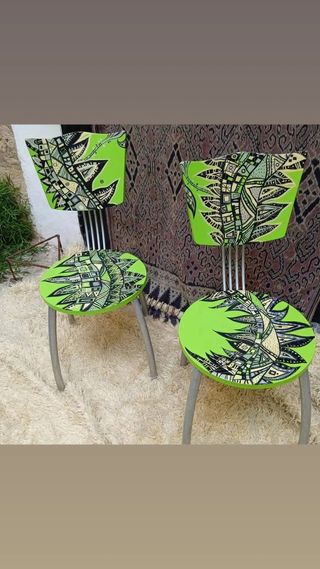 Sedie dipinte a mano