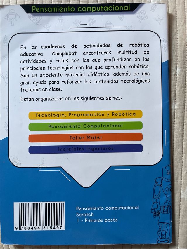 Complubot cuaderno de actividades 4° de Primaria
