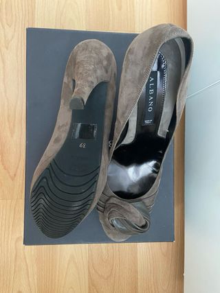 Zapatos ante tacón T39