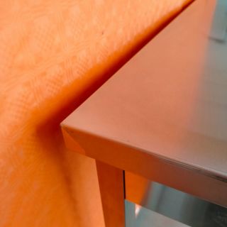 🔲 Mesa Central de acero sin Estante