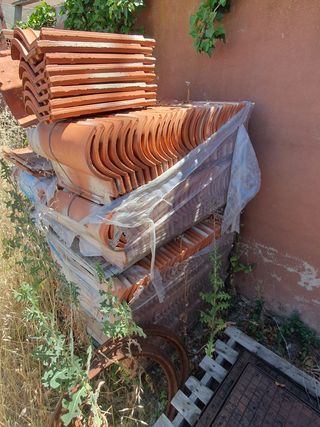 Tejas mixta oliva y cumbrera