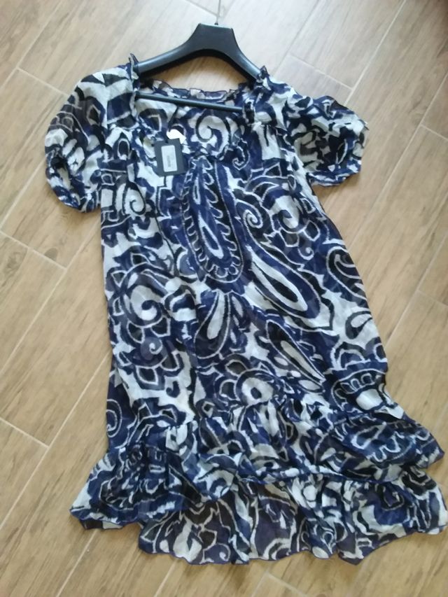 Copricostume/miniabito seta Twin-set by Simona Bar