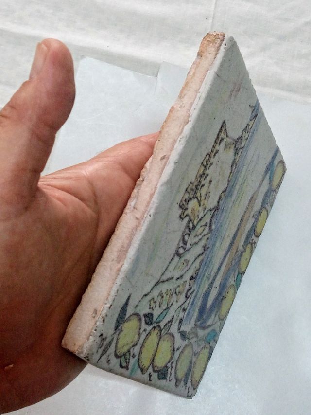 Antica mattonella vietrese Maiori 16x16