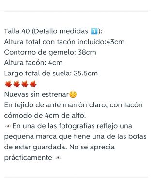 Botas serraje caña alta