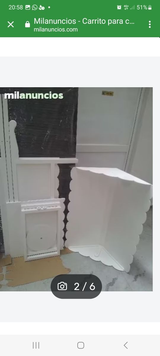 Carrito de chuches para celebraciones