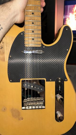 Golpeador Telecaster Carbon Look