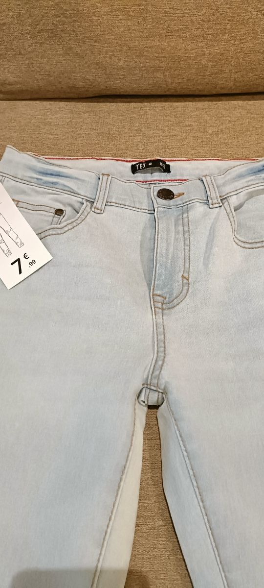 Pantalón tejano slim talla 11-12