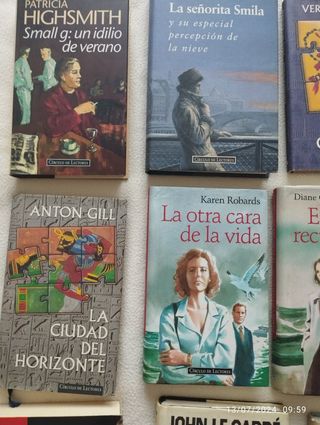 Lote de 9 libros de Círculo de lectores