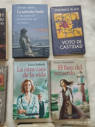 Lote de 9 libros de Círculo de lectores