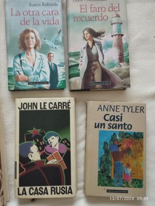Lote de 9 libros de Círculo de lectores