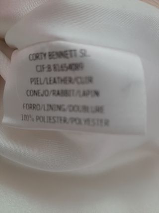 Chaqueta mujer piel.