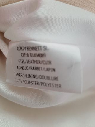 Chaqueta mujer piel.
