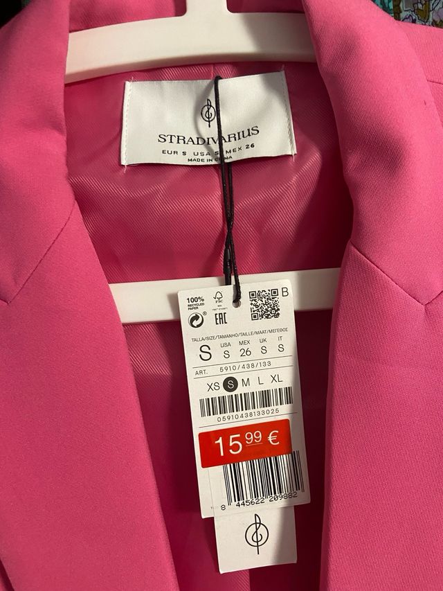 Blazer Rosa Stradivarius