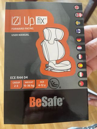 Silla de coche besafe con ixofis
