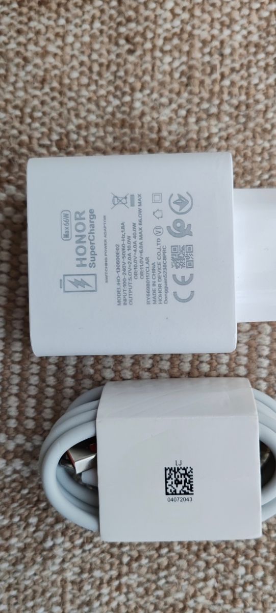 Caricatore Honor 90 supercharge 66w