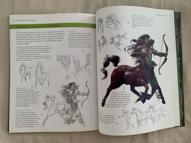 Dibujar y pintar criaturas de fantasia