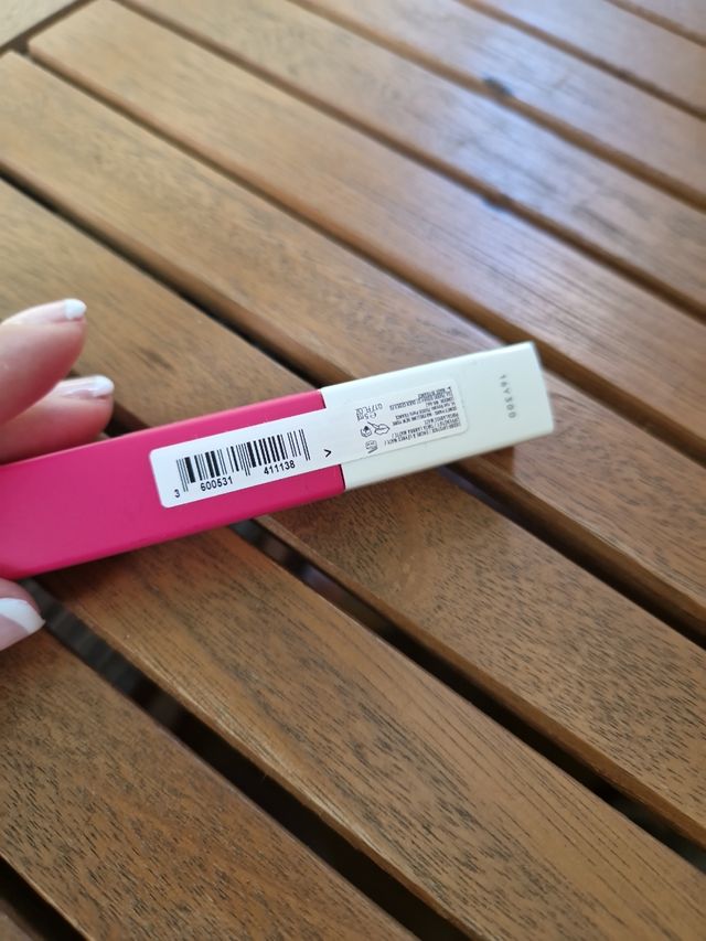 Pintalabios súper stay maybelline