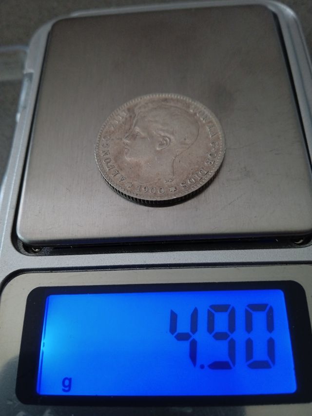 Peseta de plata Alfonso XIII